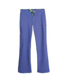 IguanaMed Mens Icon scrub pant - Azure blue/iguana green 