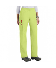 Dickies EDS Signature elastic waist cargo scrub pant - Apple Green 
