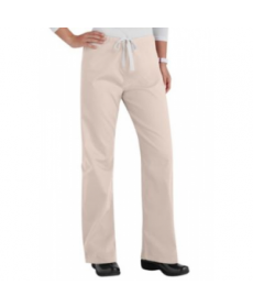 Urbane drawstring scrub pant - Almond - TXL