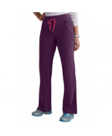 Smitten Backstage drawstring scrub pant - Eggplant - TM