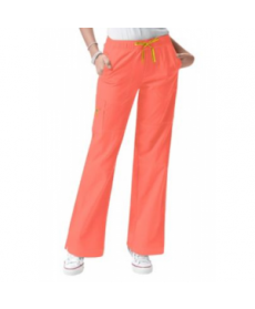 WonderWink Four-Stretch cargo scrub pant - Coral Reef 