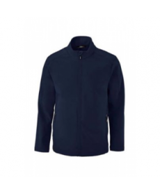 Mens -layer fleece bonded soft shell jacket - Navy 