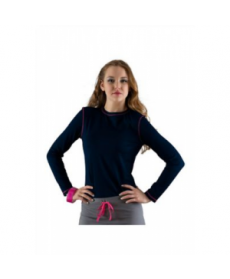 Smitten long sleeve underscrub tee - Navy 