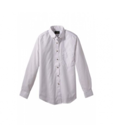 Edwards Garment long sleeve women's oxford chef shirt - White 