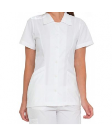 Landau student scrub tunic - White 