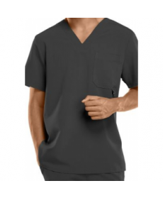 Dickies Xtreme Stretch mens v-neck top - Pewter 