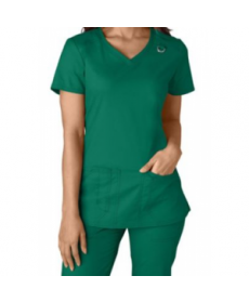 Dickies EDS Signature Stretch v-neck scrub top with Certainty - Hunter 