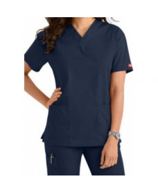 Dickies EDS Signature v-neck scrub top - Navy 