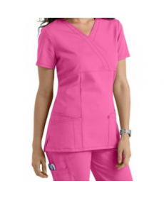 Urbane Ultimate Ashley crossover scrub top - Cotton Candy 