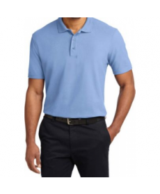 Port Authority stain resistant polo tee ight Blue 