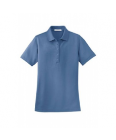 Ladies EZ cotton pique polo oonlight Blue 