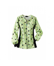 Cherokee Flexibles Dots A Doodle print scrub jacket - Dots A Doodle 