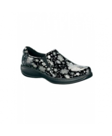 Spring Step Belo womens slip-on shoe ilver Floral 