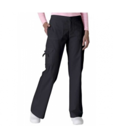 Live Sweet bows cargo scrub pant - Black 