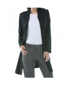 Cherokee Luxe convertible lab coat - Black 