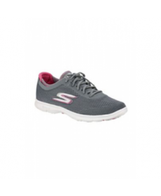 Skechers Go Step Sport athletic shoe - Charcoal/Hot Pink 