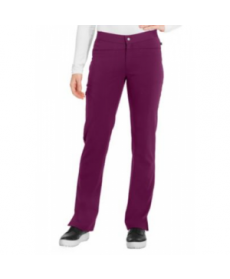 Sapphire zip fly scrub pant with Certainty - Wine 