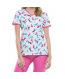 Cherokee Flying Hearts print top - Flying Hearts 