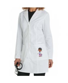 Cherokee Tooniforms 33 inch Doc McStuffins pocket lab coat - White 