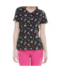 Infinity by Cherokee Flower The Leader print top with Certainty - Flower The Leader 