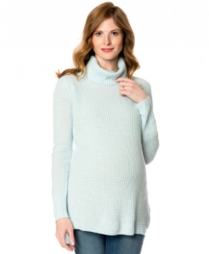 A Pea In The Pod Maternity Cashmere High-Low Turtleneck Sweater