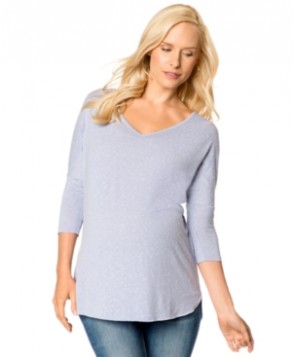 A Pea In The Pod Maternity Dolman-Sleeve High-Low Top
