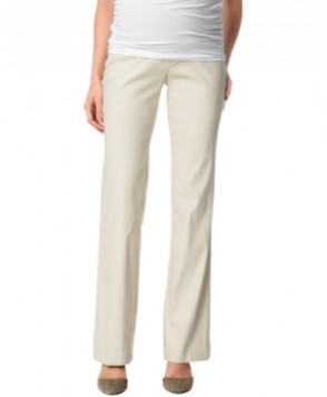 A Pea In The Pod Maternity Linen-Blend Bootcut Pants
