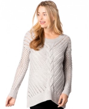 Wendy Bellissimo Maternity Open-Knit Sweater