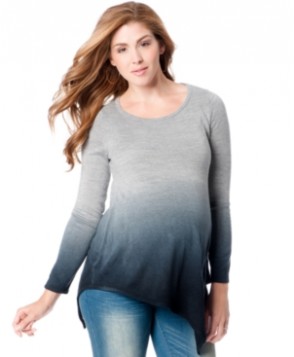 Motherhood Maternity Dip-Dyed Sweater