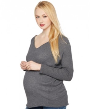 A Pea in the Pod Maternity V-Neck Long-Sleeve Top