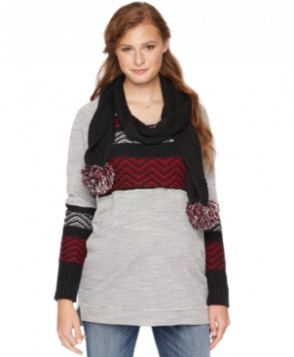 Wendy Bellissimo Maternity Patterned Sweater