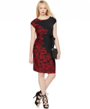 A Pea In The Pod Maternity Floral-Print Cap-Sleeve Dress