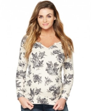 A Pea In The Pod Maternity Floral-Print Top