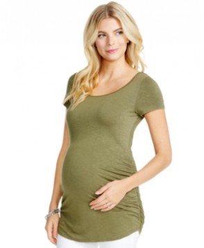 Jessica Simpson Maternity Cutout-Back Top