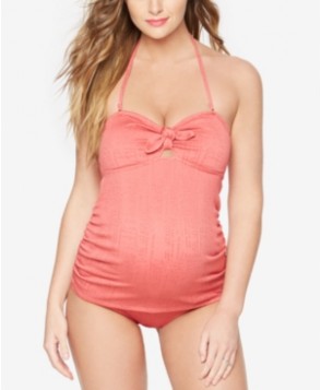 A Pea In The Pod Maternity Striped Tankini Swimsuit