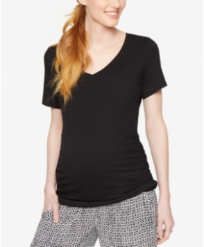 A Pea In The Pod Maternity Ruched Tee