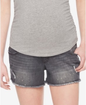 Wendy Bellissimo Maternity Cut-Off Shorts