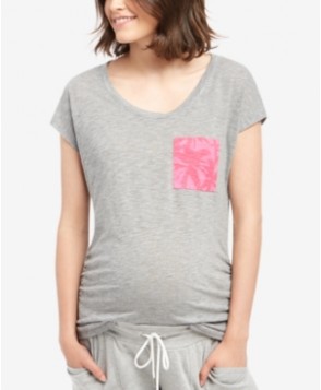 Motherhood Maternity Plus Size Pocket T-Shirt