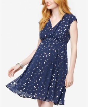 Collective Concepts Maternity Sequined A-Line Dress