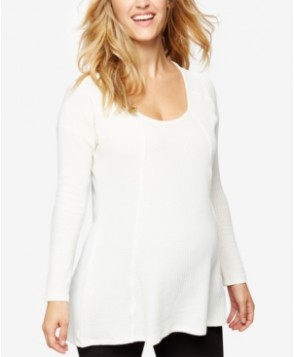 A Pea In The Pod Maternity Waffle-Knit Top