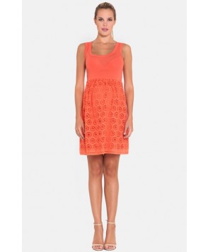 Olian Crochet Maternity Dress