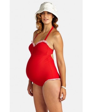 Pez D'Or 'Montego Bay' Ruffle One-Piece Maternity Swimsuit