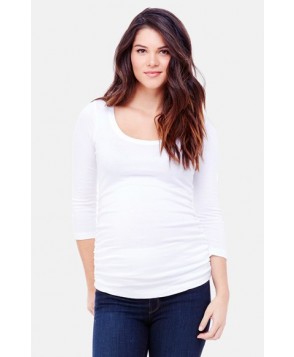 Ingrid & Isabel Ruched Maternity Top