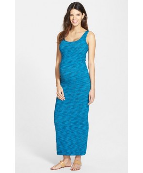 Tees By Tina Marled Maxi Maternity Dress