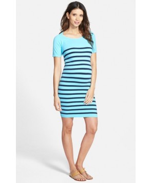 Tees By Tina 'Nautical' Short Sleeve Maternity Dress