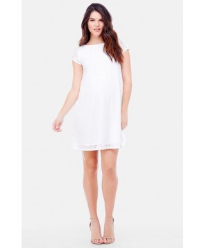 Ingrid & Isabel Lace Shift Maternity Dress