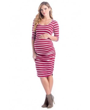 Lilac Clothing Body-Con Midi Maternity Dress