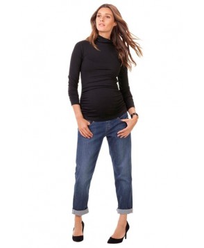 Isabella Oliver Ruched Maternity Turtleneck