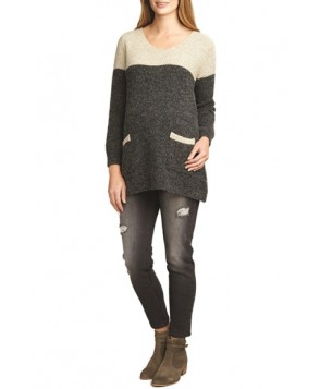 The Urban Ma Contrast Yoke Maternity Sweater