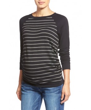 Tart Maternity 'Katrina' Striped Maternity Sweatshirt